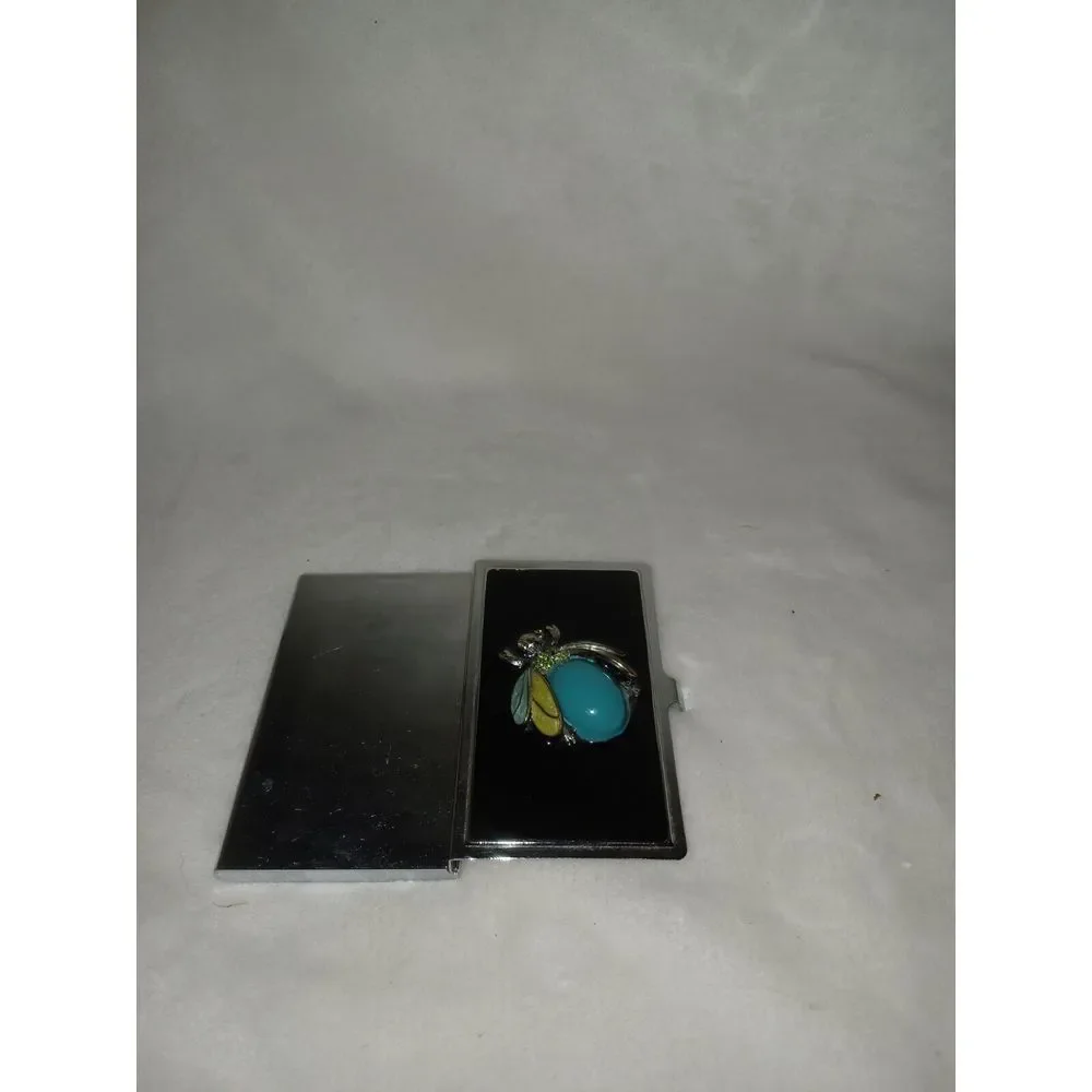 Visol Jeweled Bug Women's‎ Business Card Holder - Picture 4 of 6